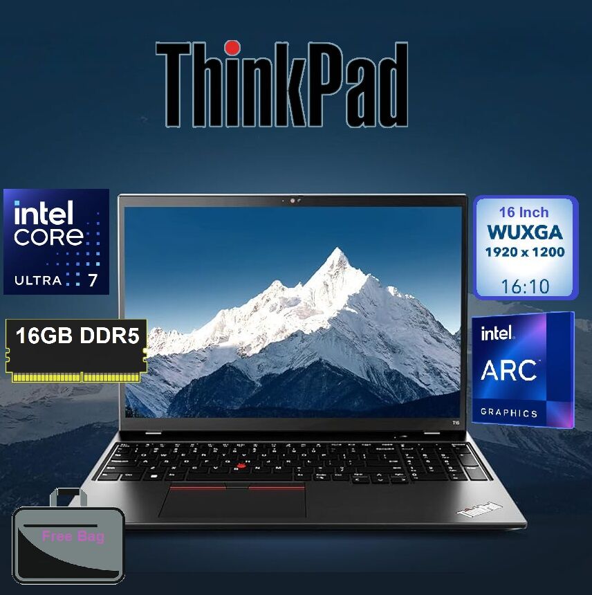 21MBS0NP00 ThinkPad E16 Ultra 7 155H 16GB DDR5 RAM 16 in Lenovo ThinkPad E16 Gen 2 Intel® Core™ Ultra 7 155H with Intel® AI Boost
